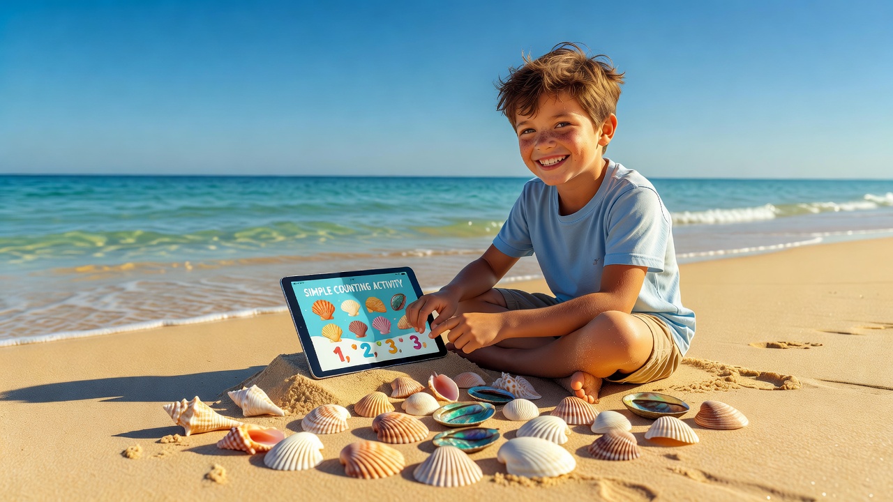 Math counting educational app